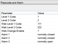 Passcode and Alarm