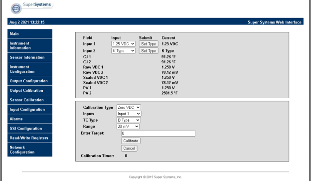 Input Configuration