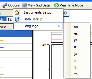 Machine Language Select Menu Language
